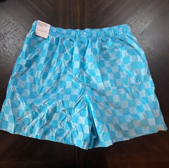 Nike Mens Blue Checkered Woven Shorts FN3098-447 Medium New Athletic Gym Workout - Picture 8 of 9